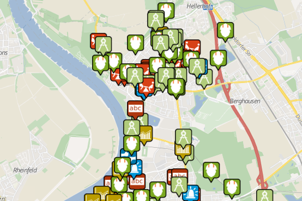 Ideenkarte vom 8. Bürgerhaushalt Stadt Monheim