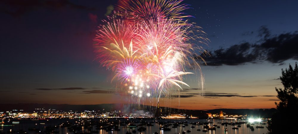 Feuerwerk beim Seenachtfest Konstanz