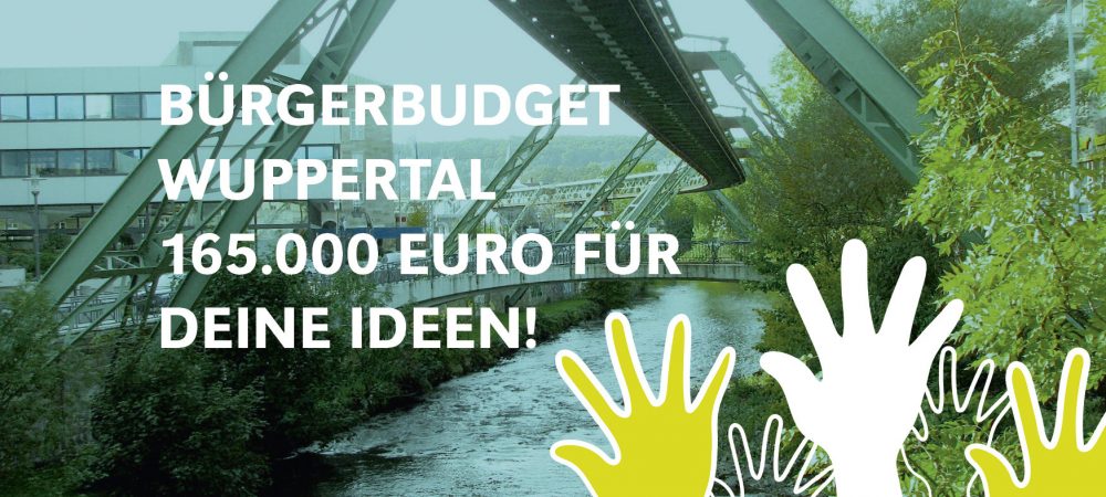 165.000 Euro Bürgerbudget für Bürgerideen in Wuppertal
