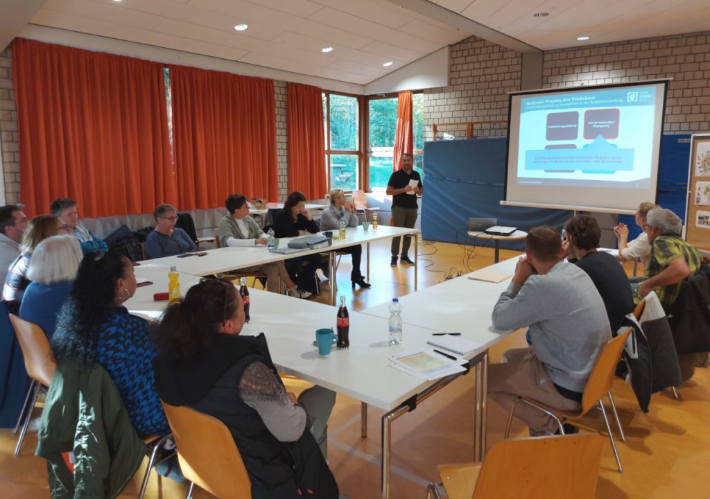 Workshop mit Bürger:innen. Der Bürgerworkshop gehörte zum umfangreichen Beteiligungsprozess zur Gummiinsel in Gießen.