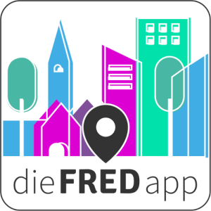 Logo FRED App von Fabrik19. Das Software-Unternehmen ist Ausstellerin beim Markt der Möglichkeiten auf der Fachkonferenz 2025.