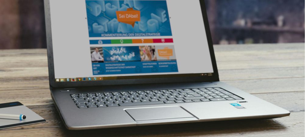 Online-Kommentierung zur Digitalstrategie Darmstadt