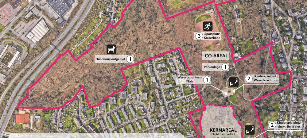 Beteiligungsgebiet für die Parkanlage Nützenberg in Wuppertal